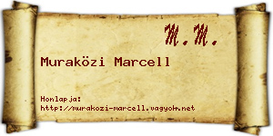 Muraközi Marcell névjegykártya