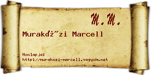 Muraközi Marcell névjegykártya