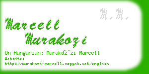 marcell murakozi business card